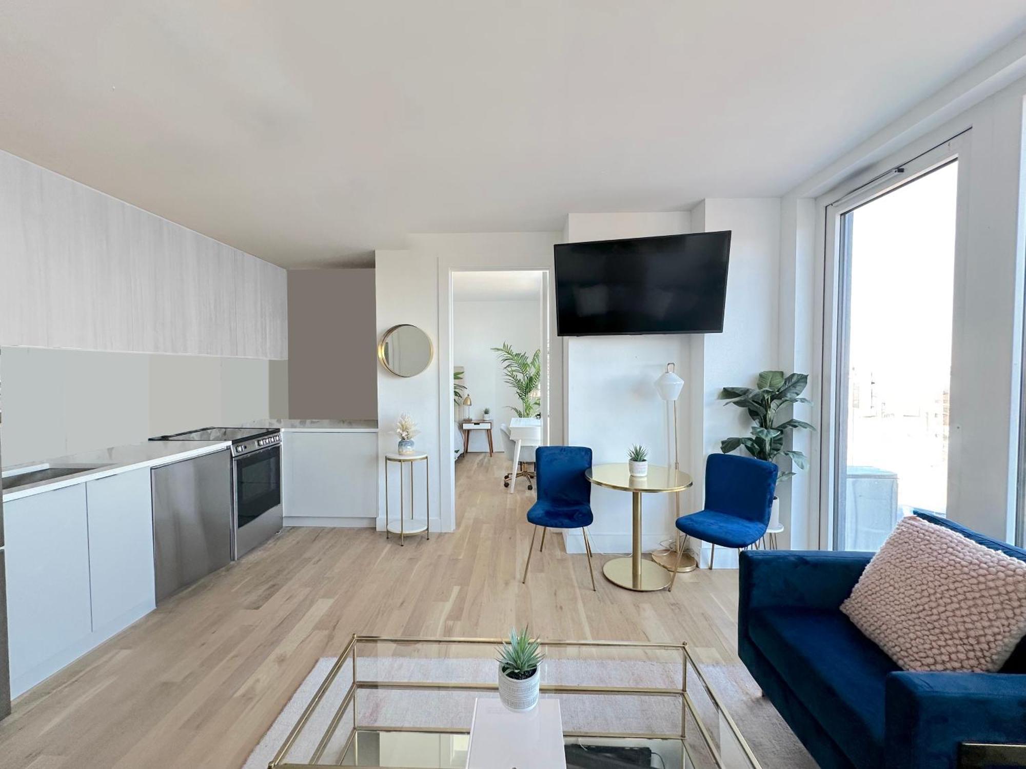 Appartement Modern One Bedroom - Large Private Terrace - Luxury Building - Williamsburg New York